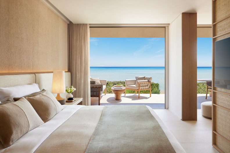 Tiara Holidays - Sani Asterias - one bedroom residence private garden beach front
